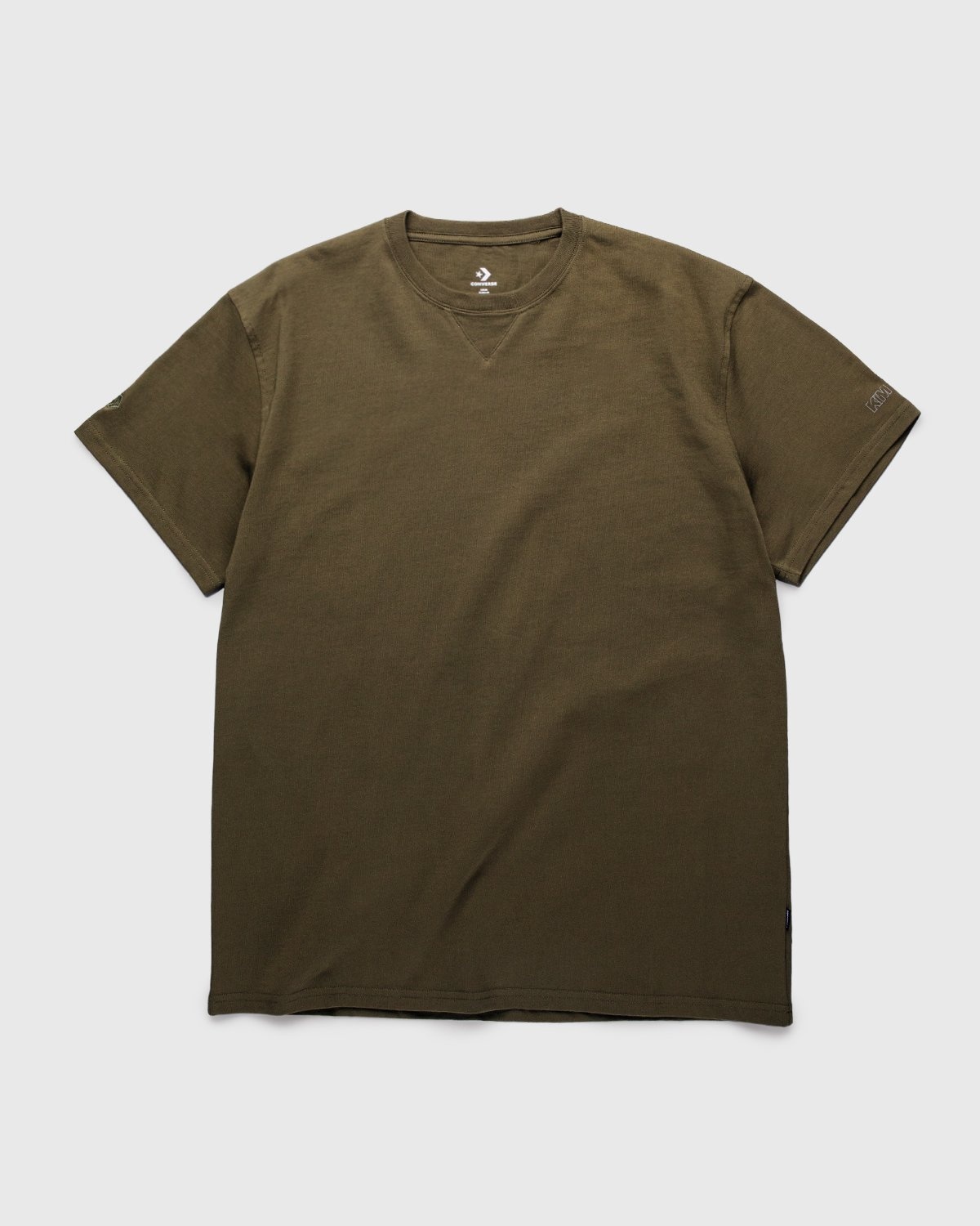 Converse x Kim Jones – T-Shirt Burnt Olive - T-shirts - Green - Image 1