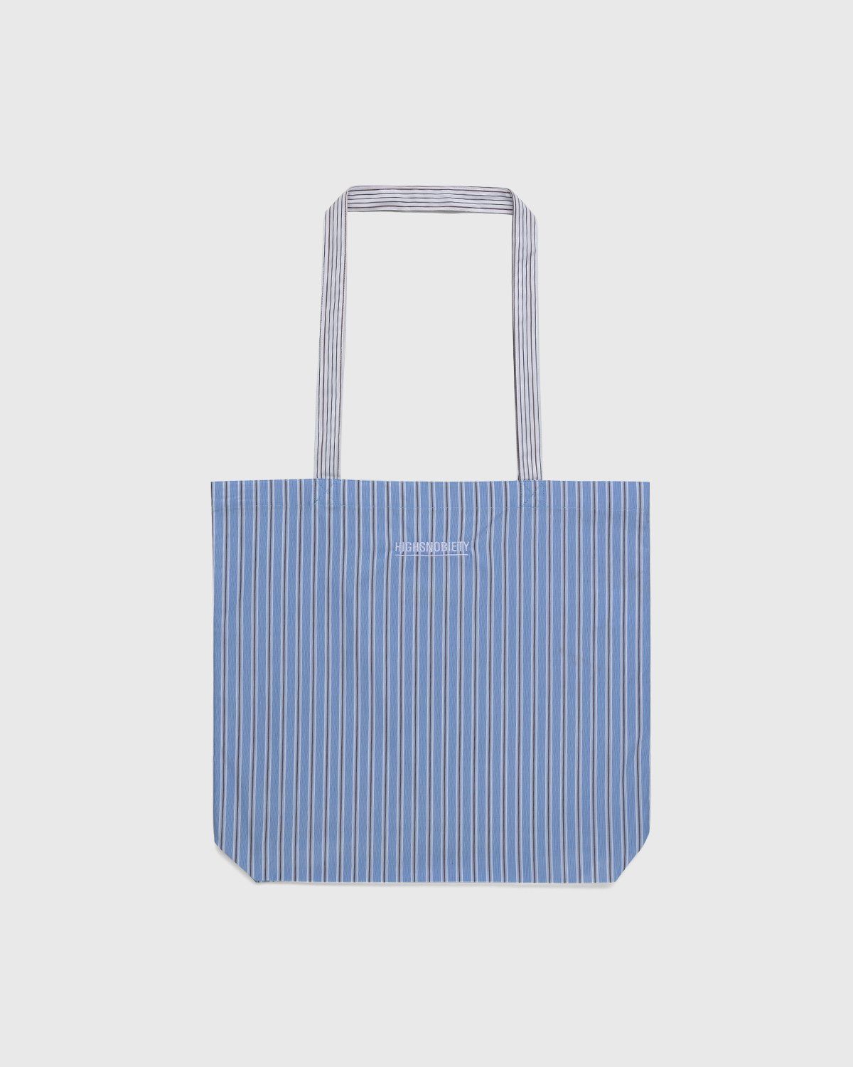 Highsnobiety – Shirting Book Tote Blue - Tote Bags - Blue - Image 1