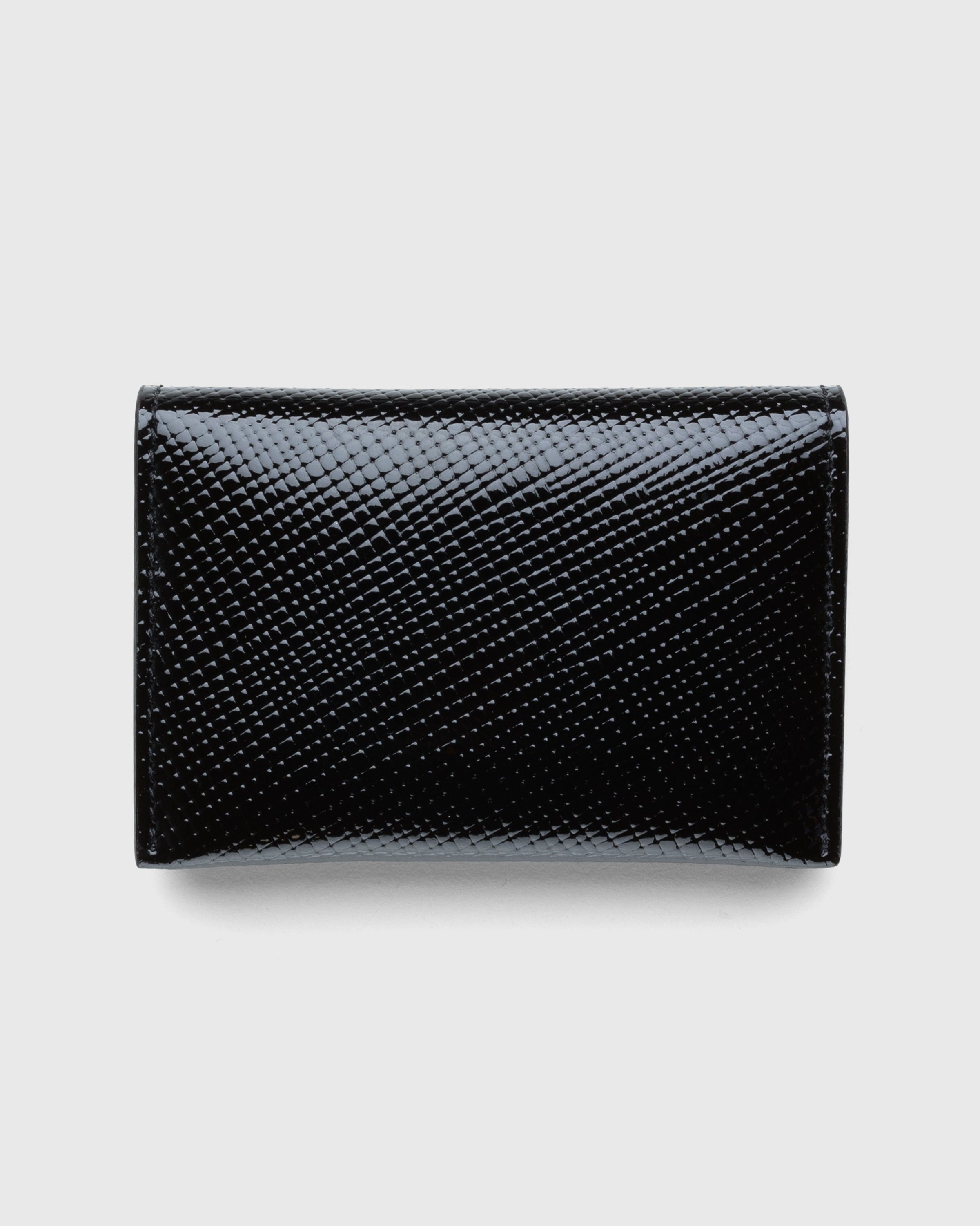 Acne Studios – Folded Card Holder Black - Wallets - Black - Image 2