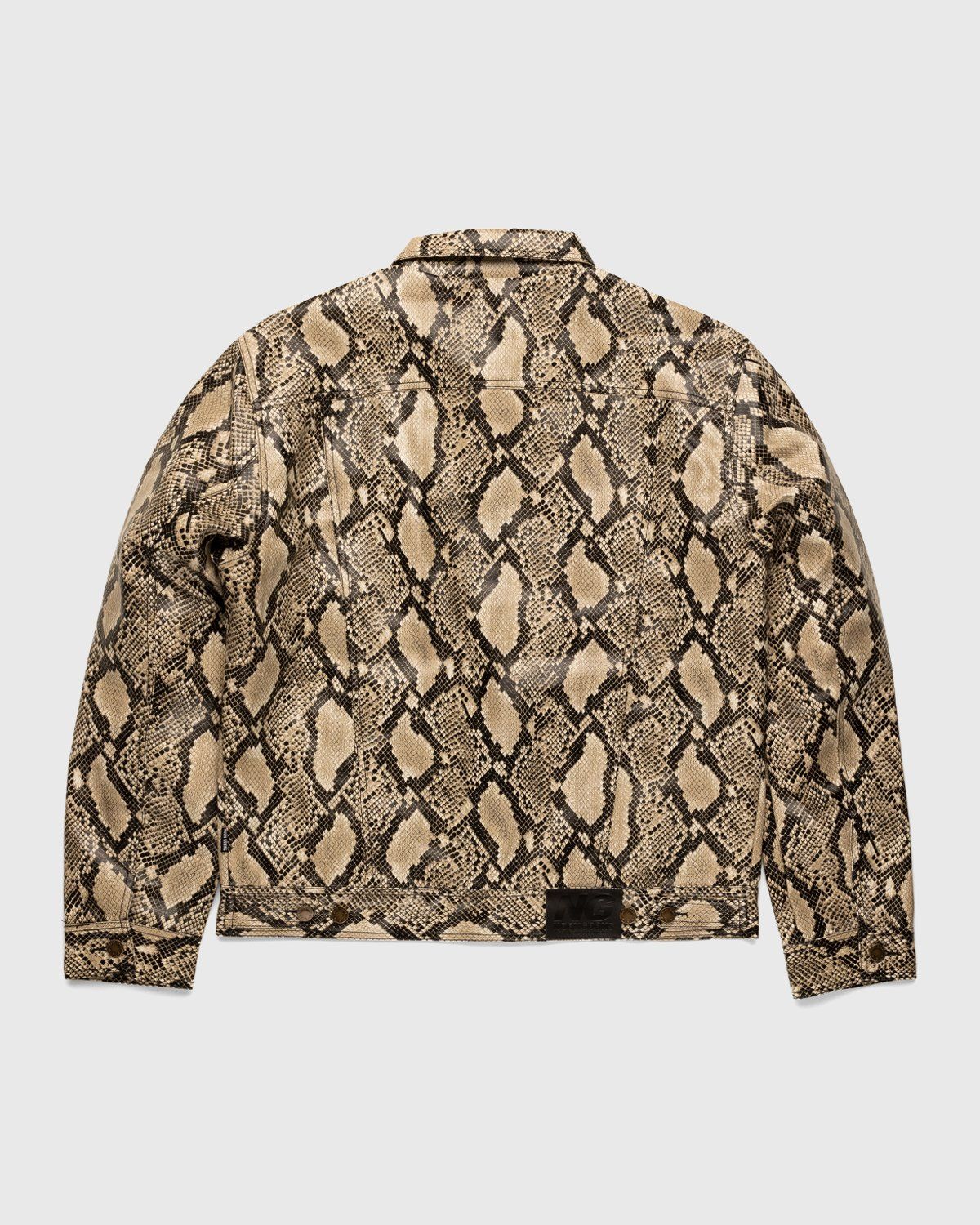 Noon Goons – Mojave Snakeskin Jacket Sand - Leather Jackets - Beige - Image 2