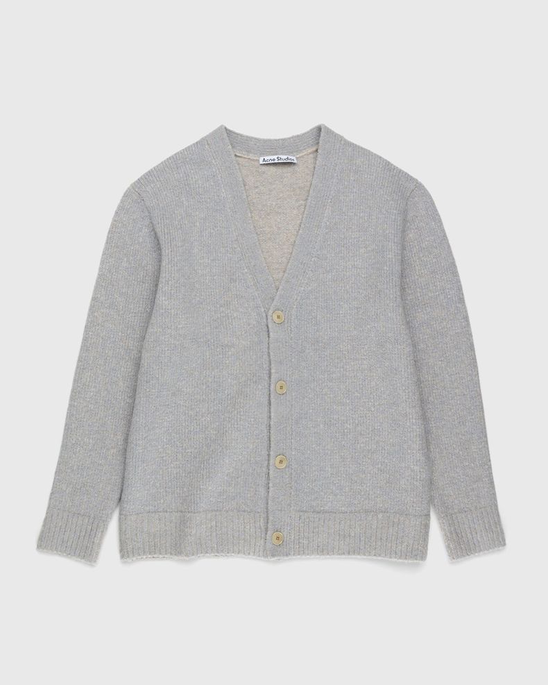Acne Studios – V-Neck Cardigan Sweater Steel Blue
