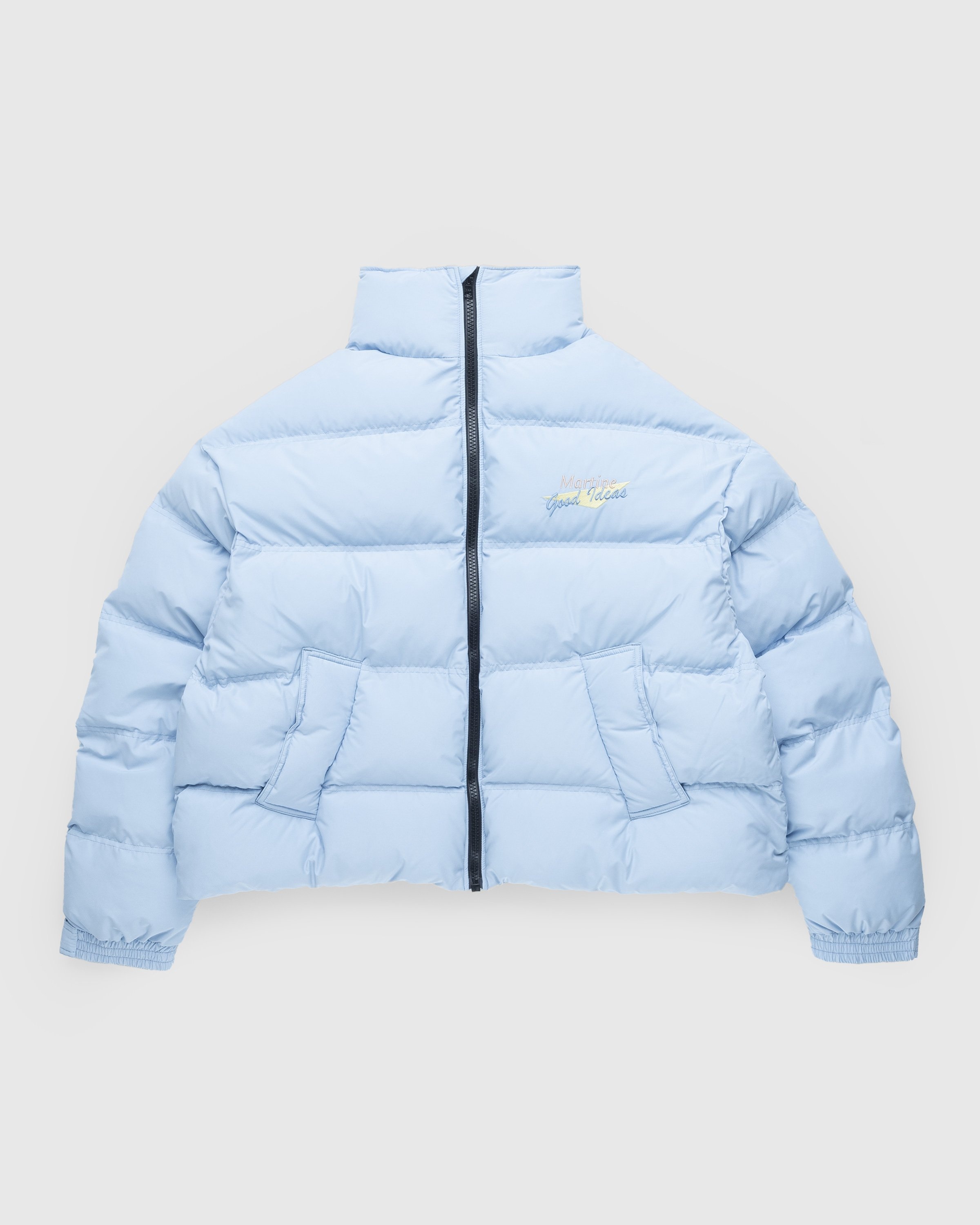 Martine Rose – Doll Puffer Jacket Icy Blue - Outerwear - Blue - Image 1