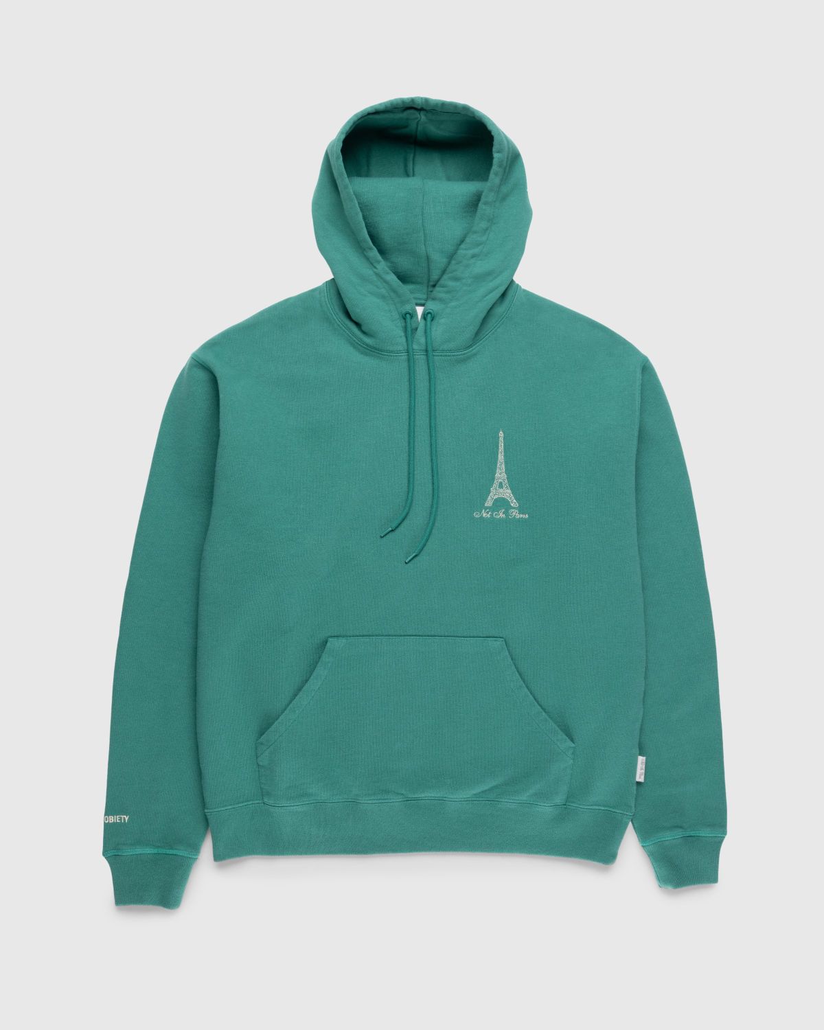 Highsnobiety – Not in Paris 5 Hoodie Green - Sweats - Green - Image 2