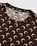 Marine Serre – Large Fit Moon Top Brown - Longsleeves - Brown - Image 4