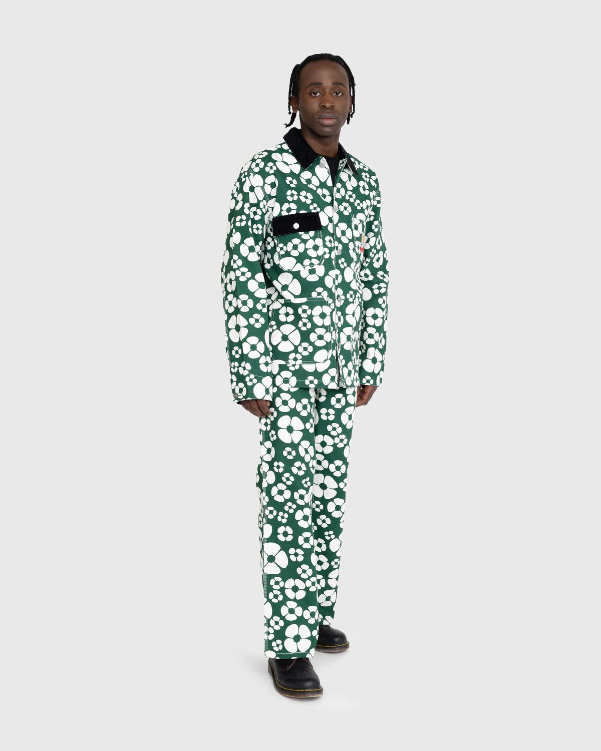 Marni x Carhartt WIP – Floral Trousers Green - Pants - Green - Image 5