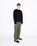 Highsnobiety HS05 – Wool Blend Inlaid Knit Crew Black - Knitwear - Black - Image 4