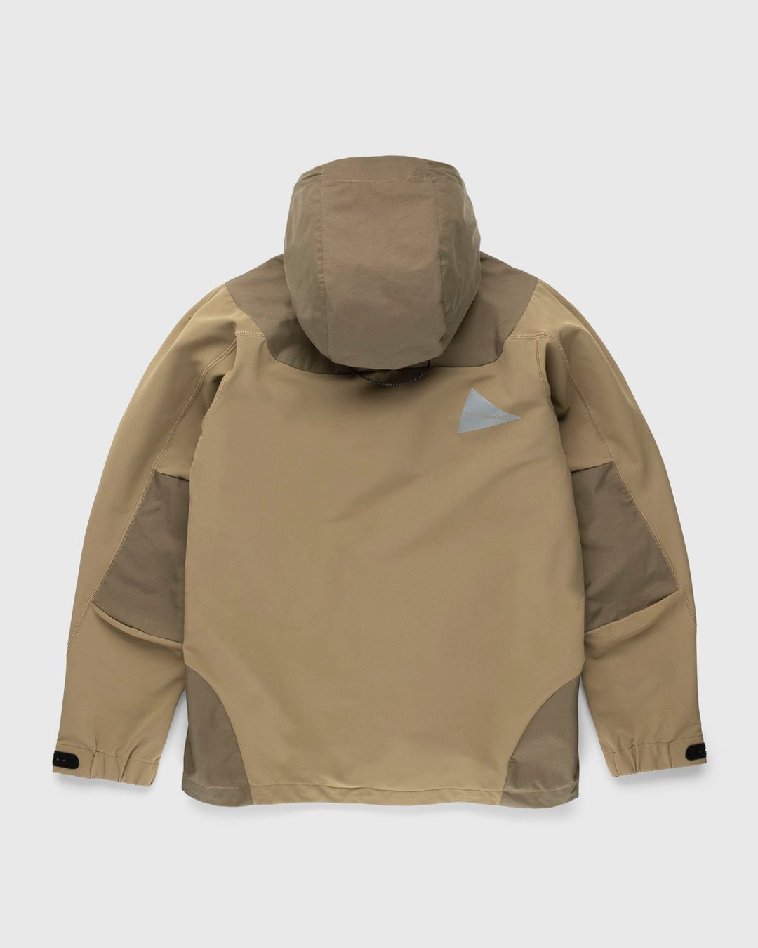 And Wander – Stretch Shell Jacket Dark Beige - Outerwear - Beige - Image 2