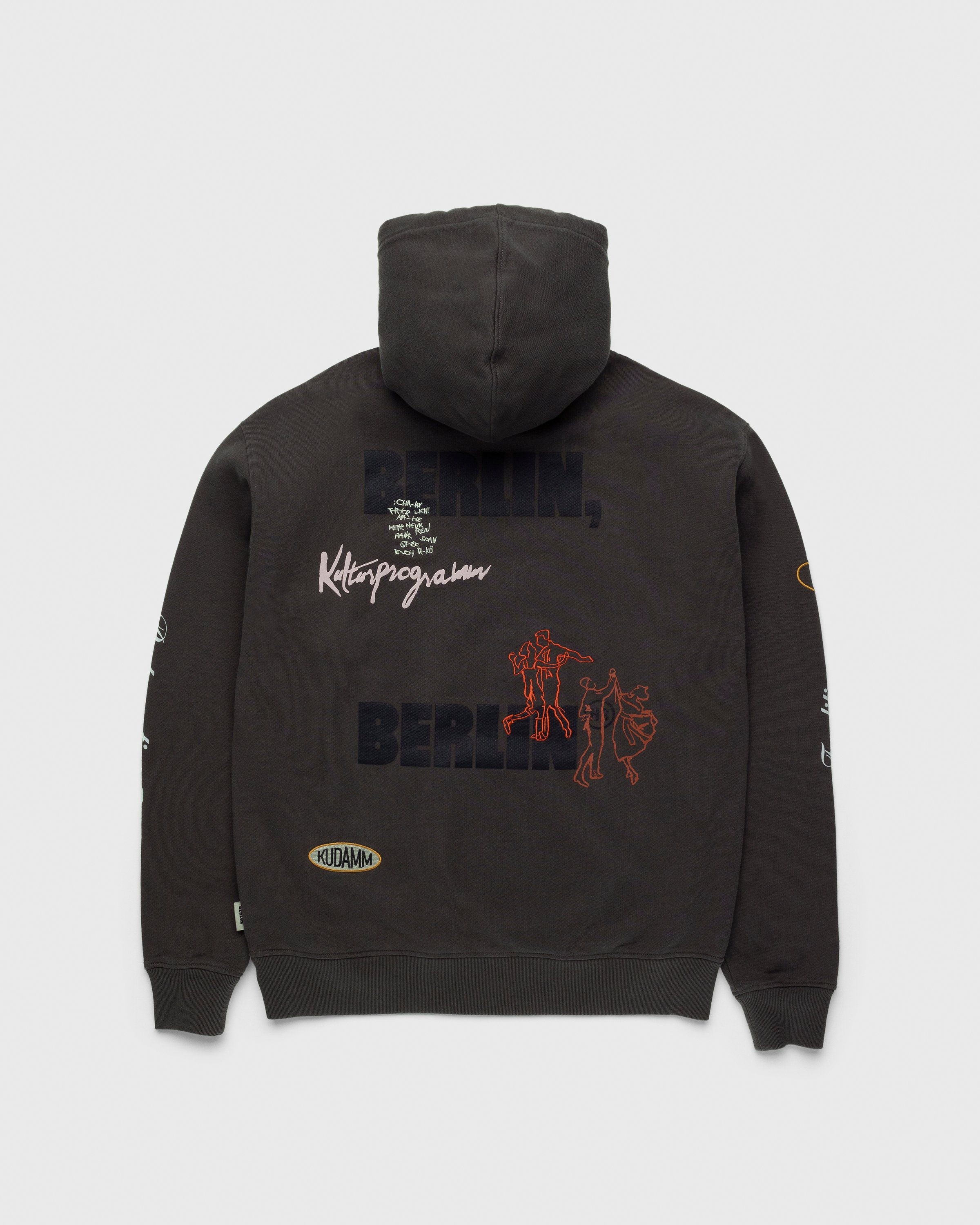 Highsnobiety – BERLIN, BERLIN 3 Hoodie Grey - Sweats - Black - Image 1