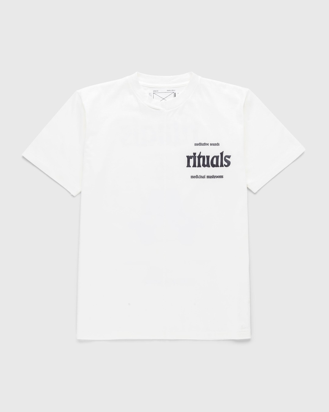 Space Available Studio – Ritual T-Shirt White - Tops - White - Image 2