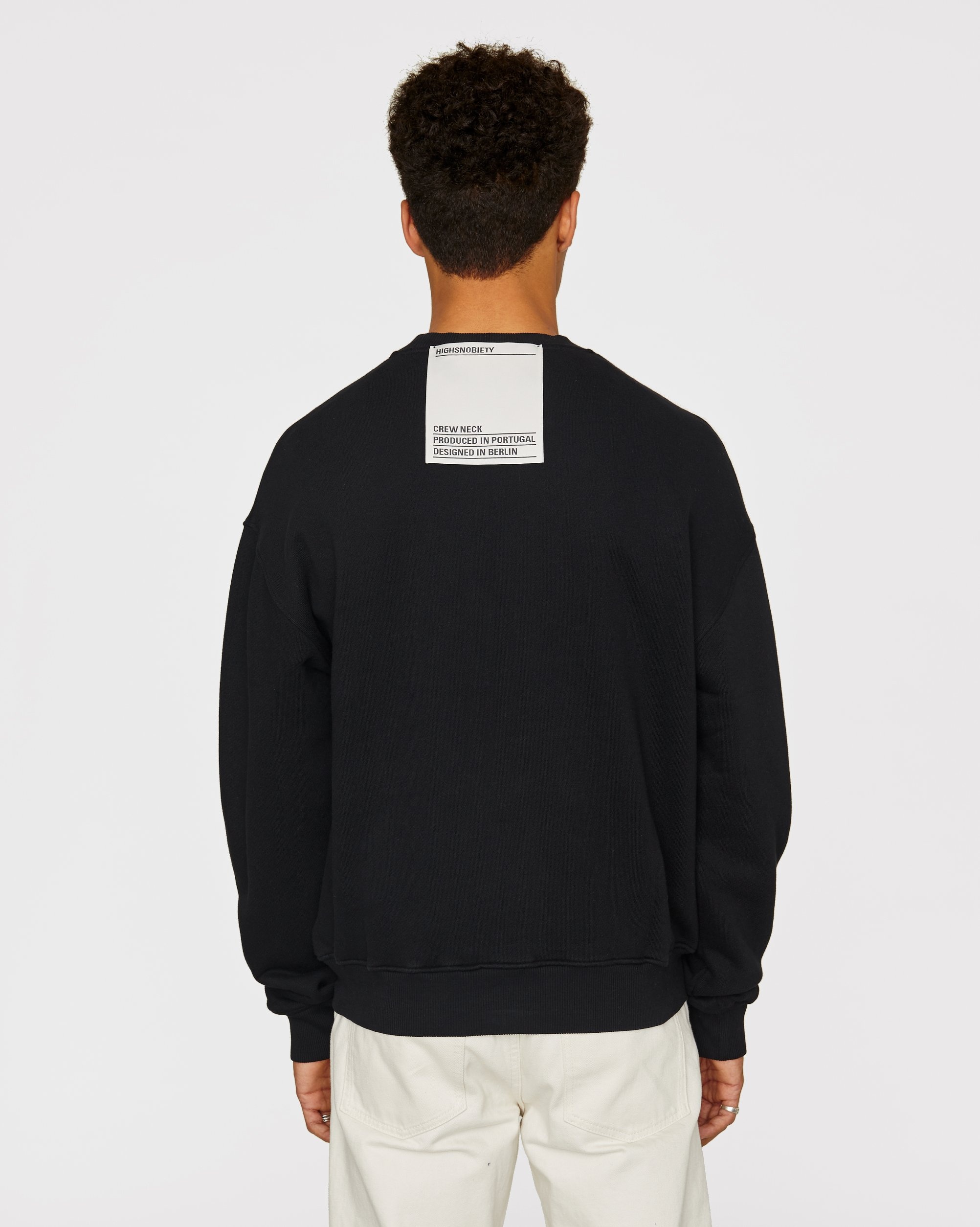 Highsnobiety – Staples Sweatshirt Black - Sweats - Black - Image 3
