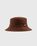 Our Legacy – Italian Cotton Bucket Hat Rust Red - Hats - Red - Image 2