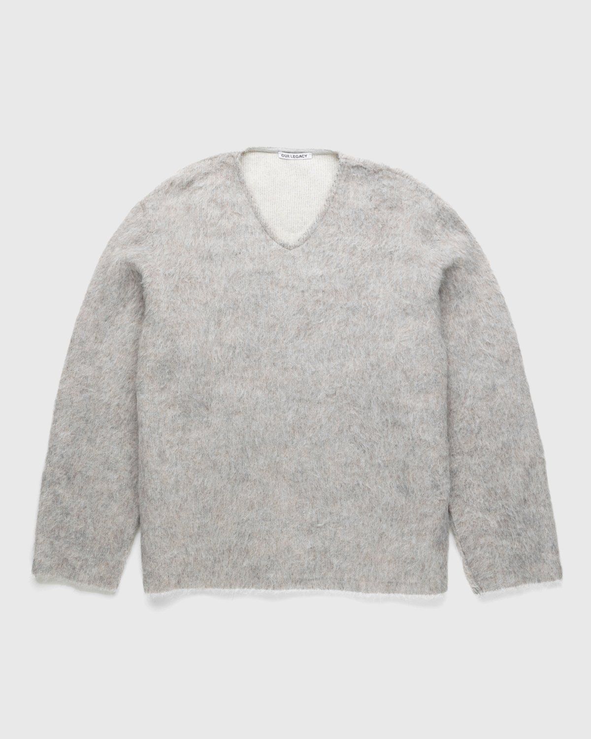 Our Legacy – Double Lock Sweater Grey Alpaca | Highsnobiety Shop