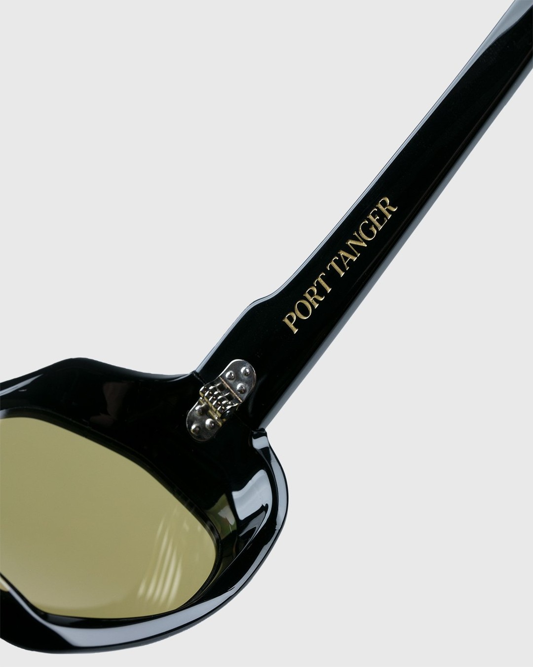 Port Tanger – Yamina Black Warm Olive Lens - Sunglasses - Black - Image 4