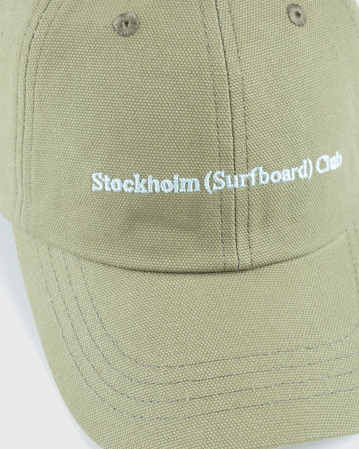 Stockholm Surfboard Club – Pac Cap Olive - Hats - Green - Image 5