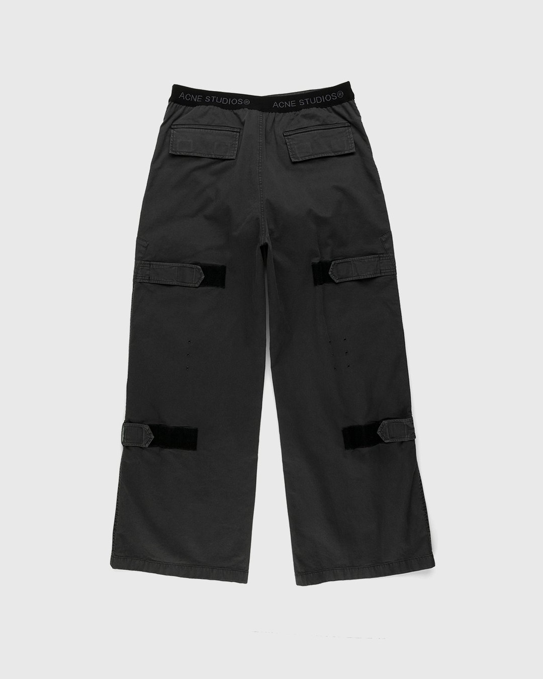 Acne Studios – Chevron Cargo Pants Anthracite Grey - Pants - Grey - Image 2