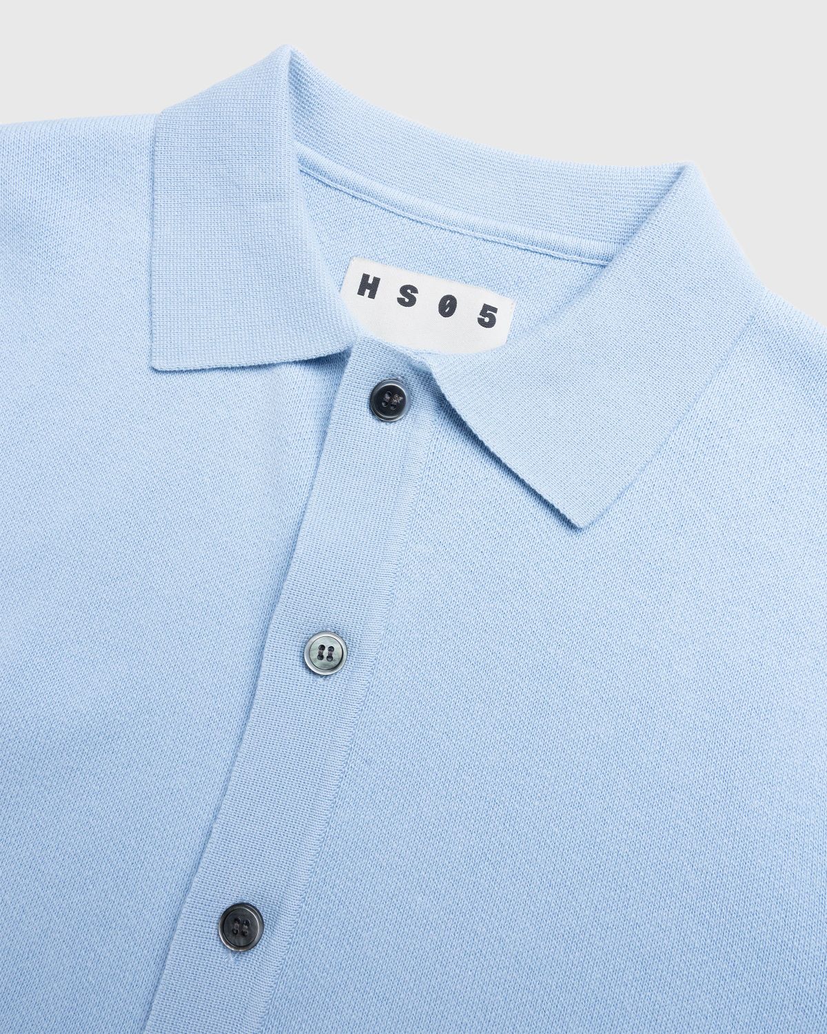 Highsnobiety HS05 – Cotton Knit Shirt Light blue - Shirts - Blue - Image 6