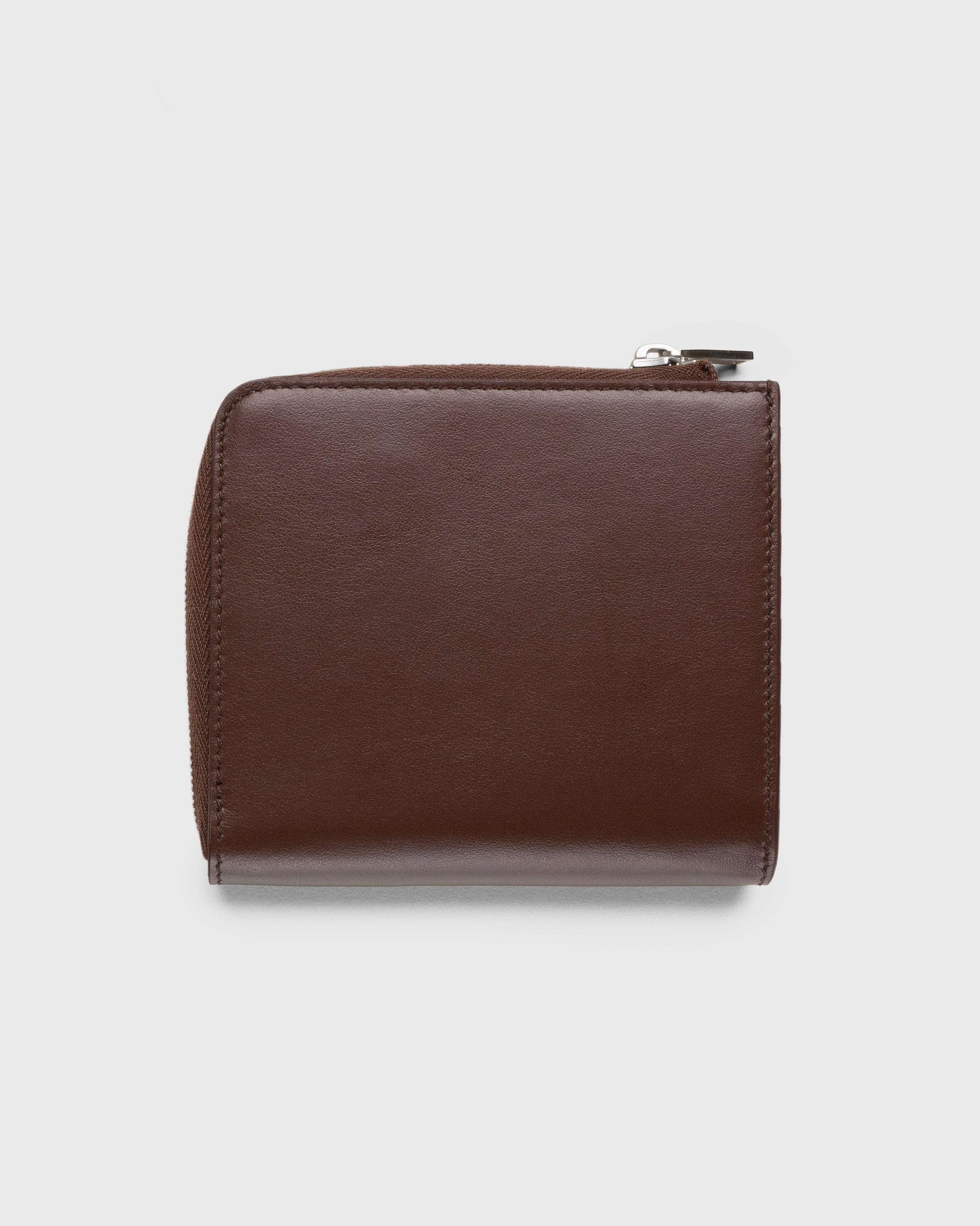 Jil Sander Brown Medium Zip Wallet
