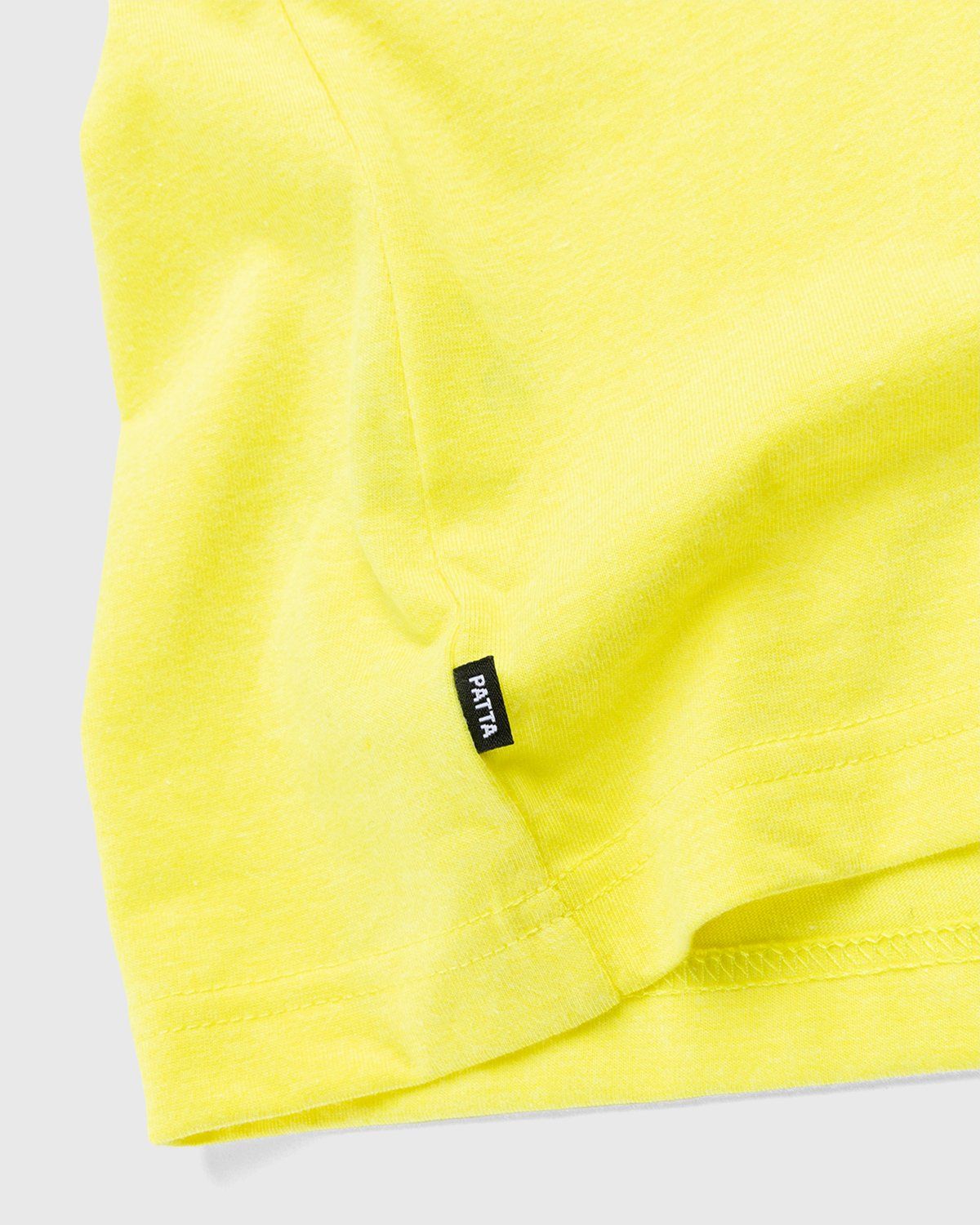 Patta – Word On The Street T-Shirt Fluoro Yellow - T-Shirts - Yellow - Image 4