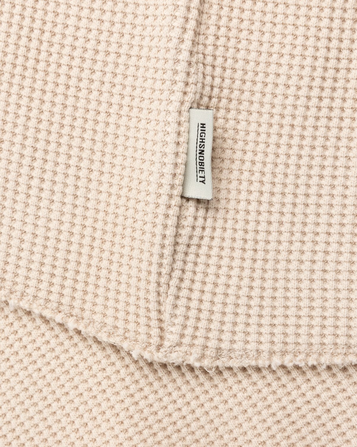 Highsnobiety – Thermal Staples Long Sleeve Off White - Sweatshirts - Beige - Image 5