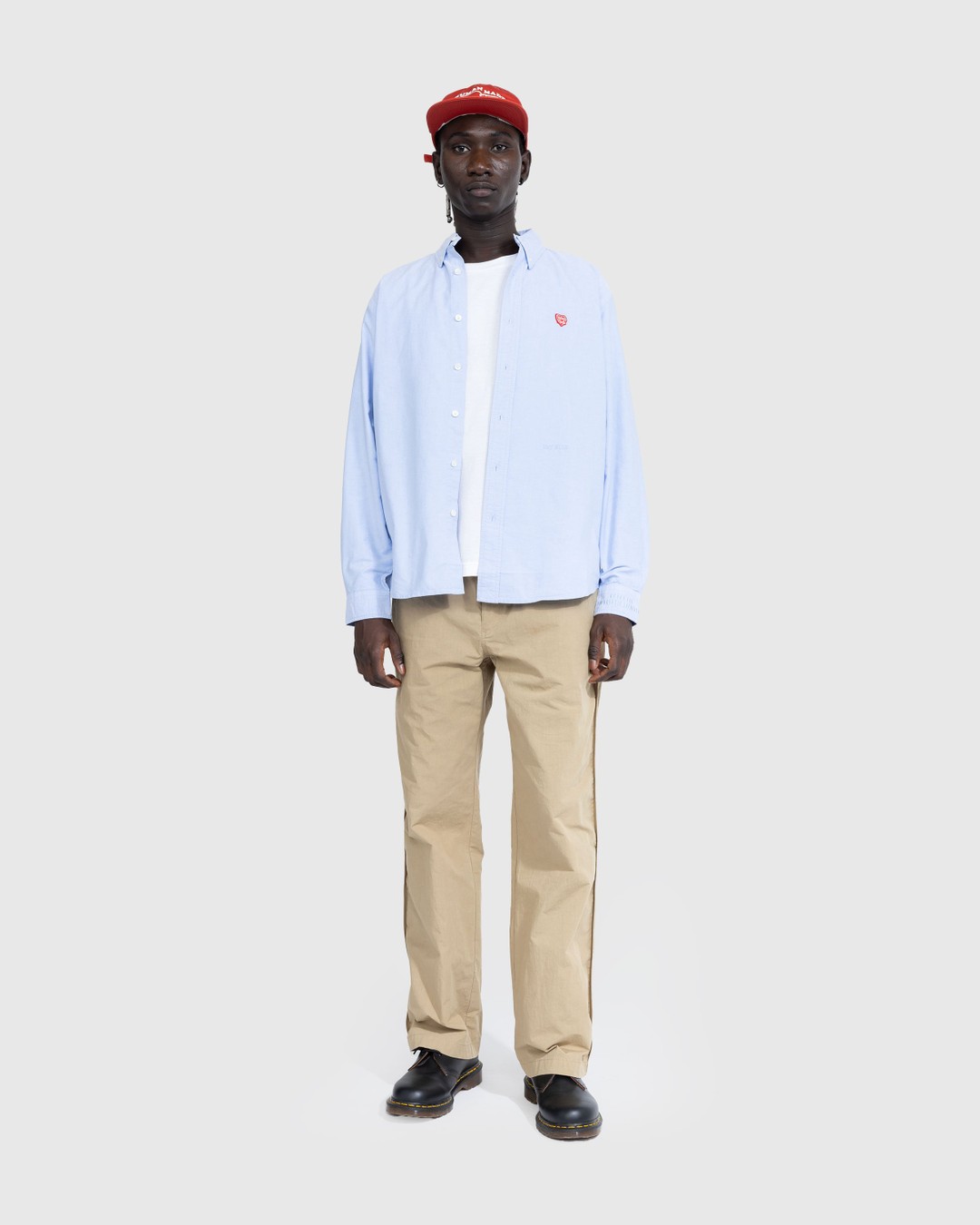 Human Made – OXFORD B.D L/S SHIRT Blue | Highsnobiety Shop