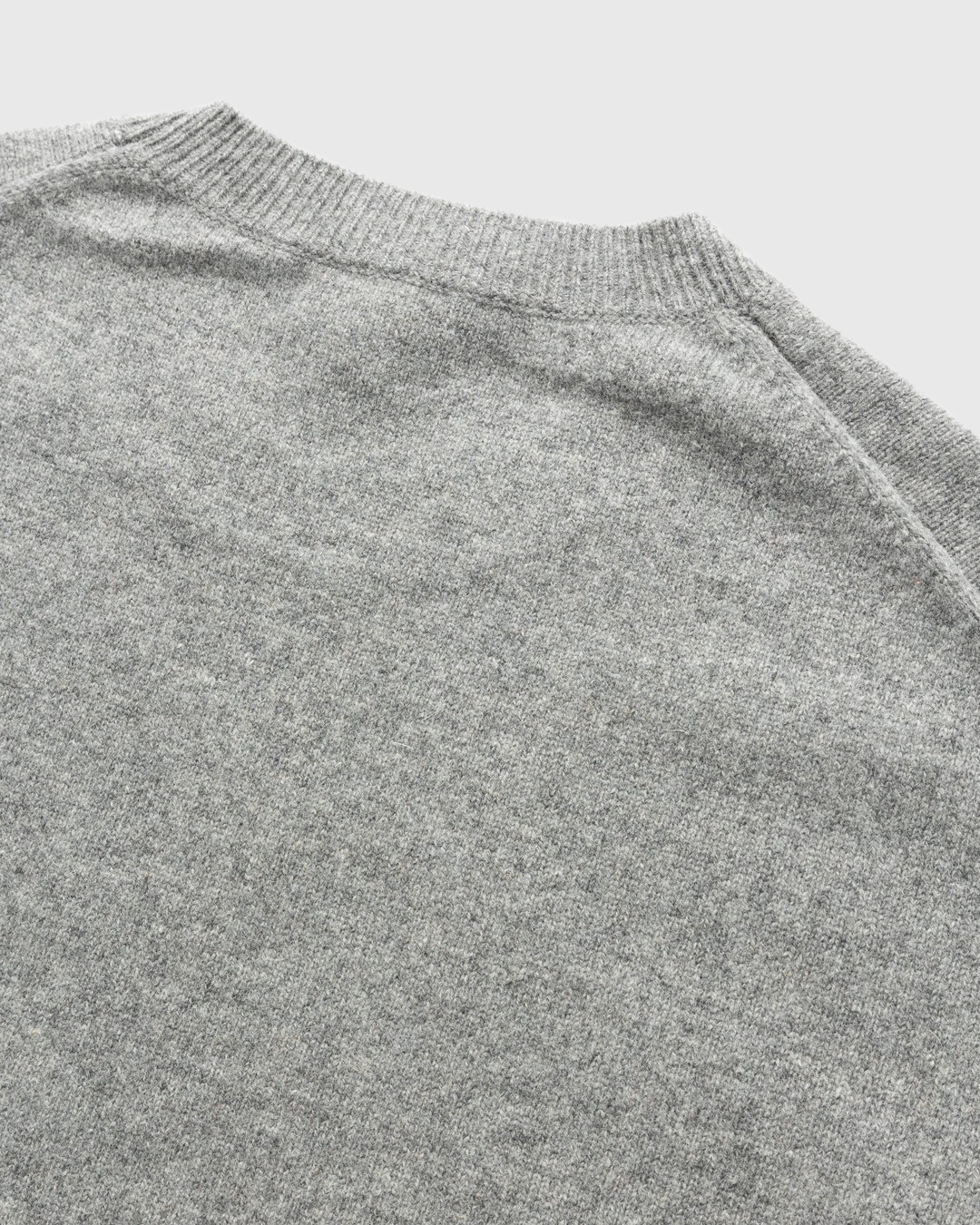 Kenzo – Boke Flower Merino Wool Sweater Middle Grey - Knitwear - Grey - Image 3