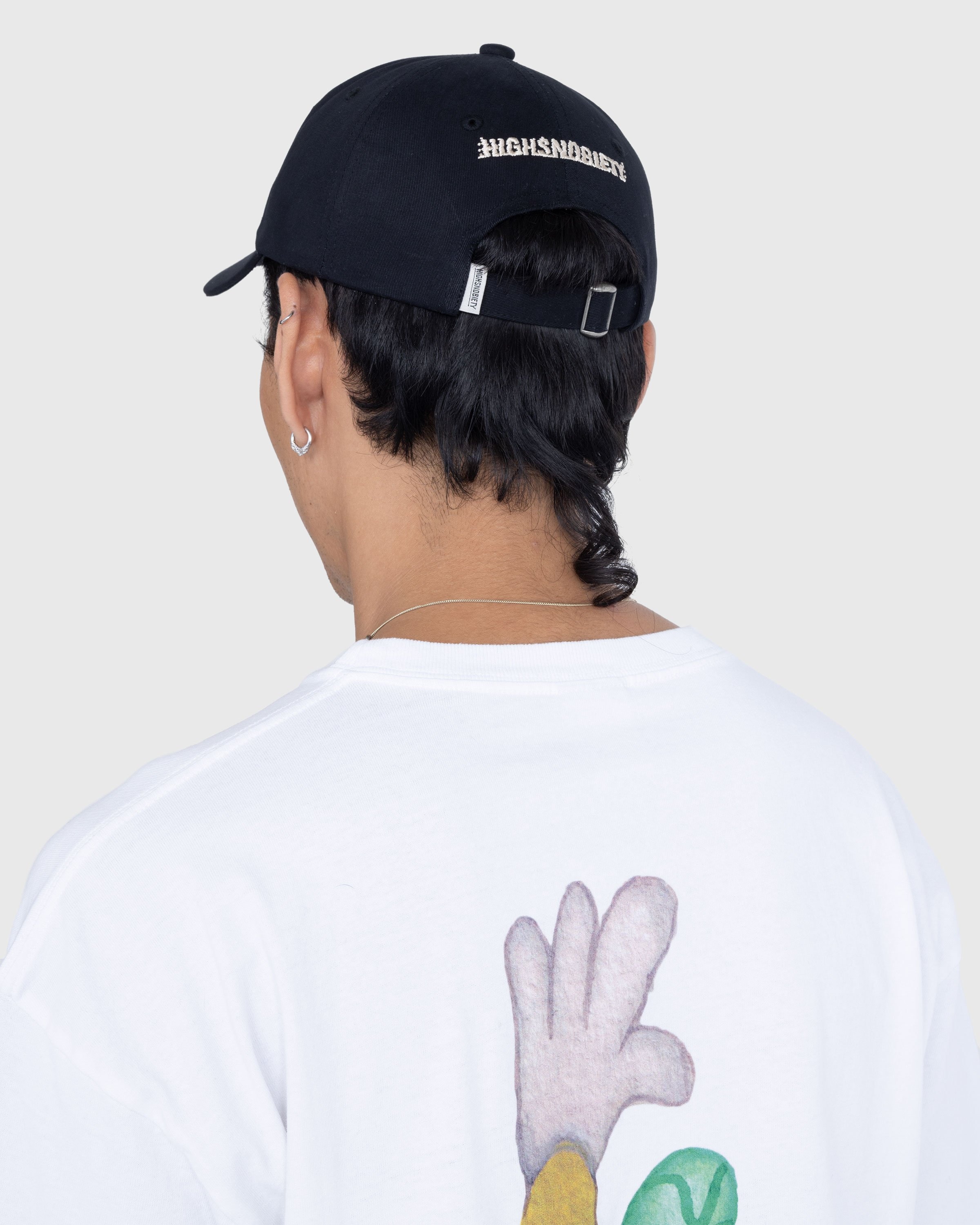 NTS x Highsnobiety – Logo Patch Cap Black - Hats - Black - Image 5