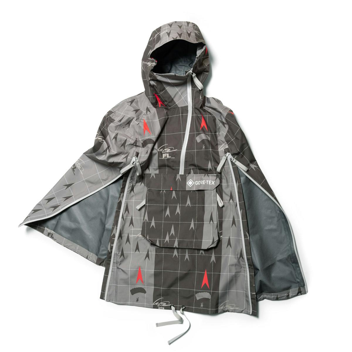 FUTURALABORATORIES GORE-TEX poncho, a Paris Fashion Week exclusive that was never sold