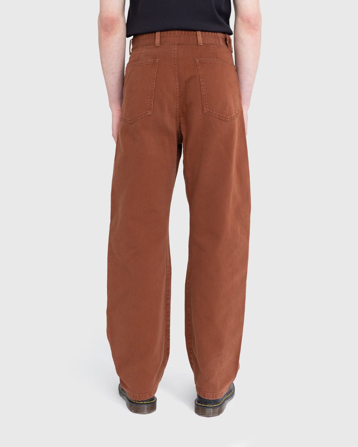 Lemaire – Twisted Belted Pants Brown - Trousers - Brown - Image 3