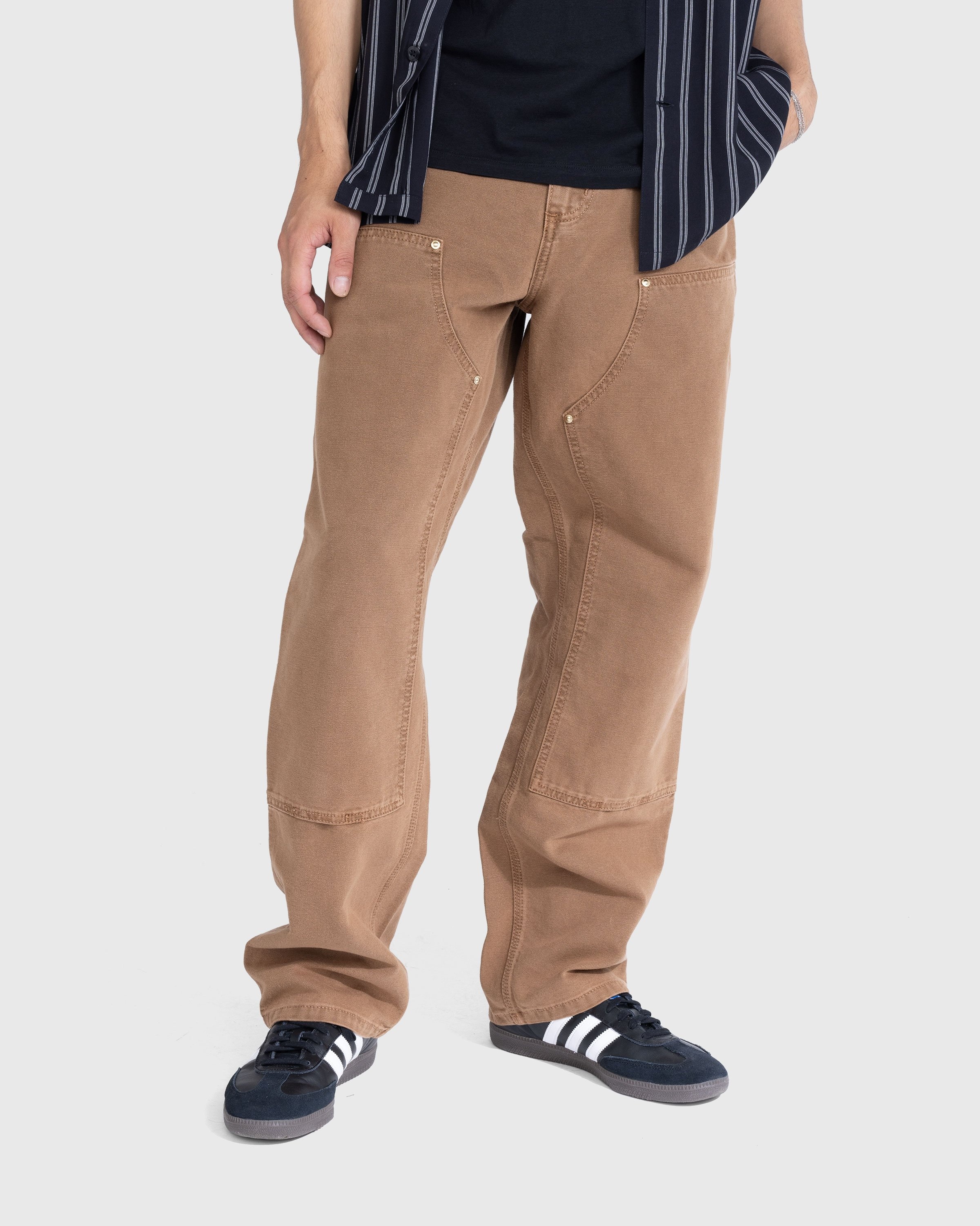 Brown Carhartt WIP Double Knee Pants