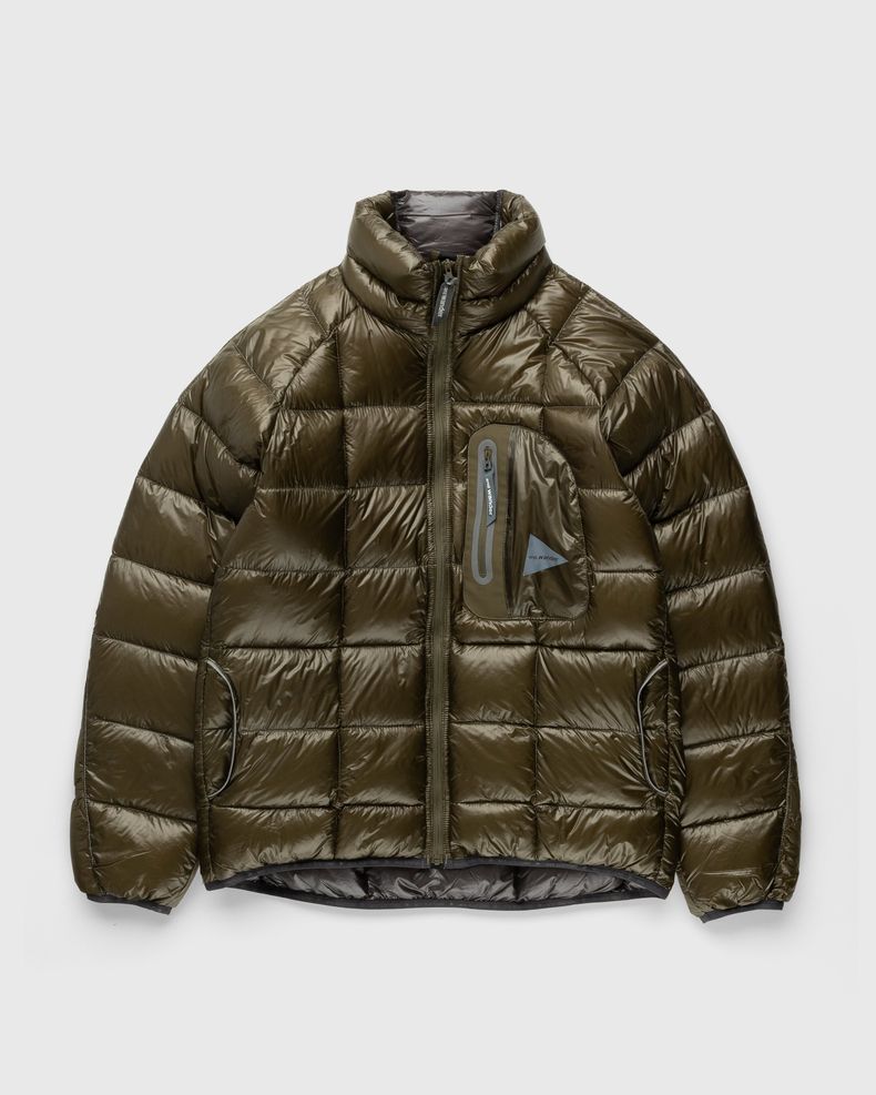 Diamond Stitch Down Jacket Khaki