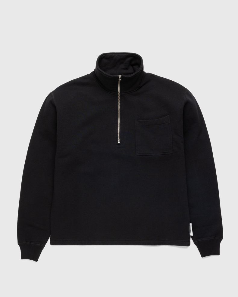 Fleece Quarter Zip Black