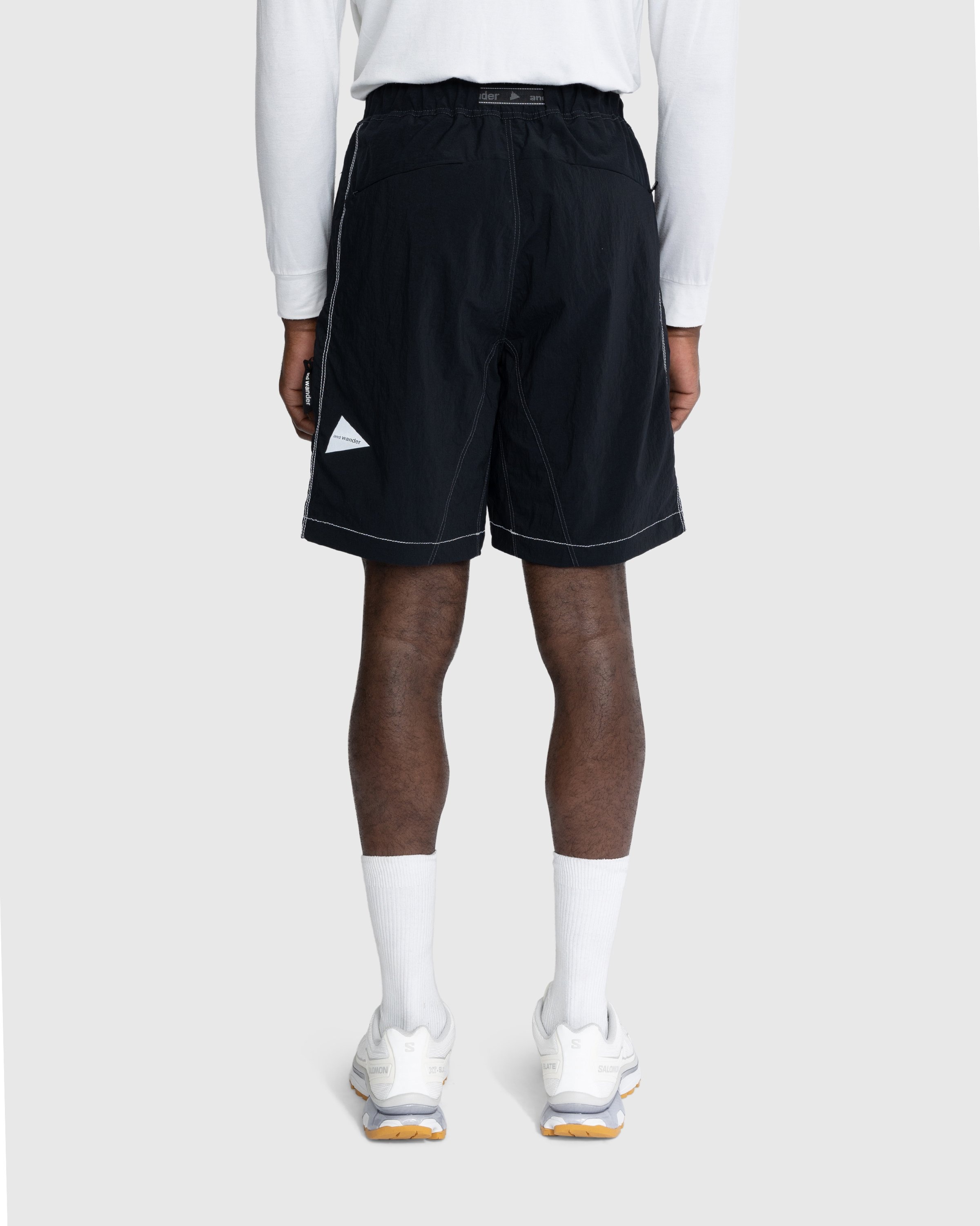 And Wander – Light Hike Shorts Black - Shorts - Black - Image 3