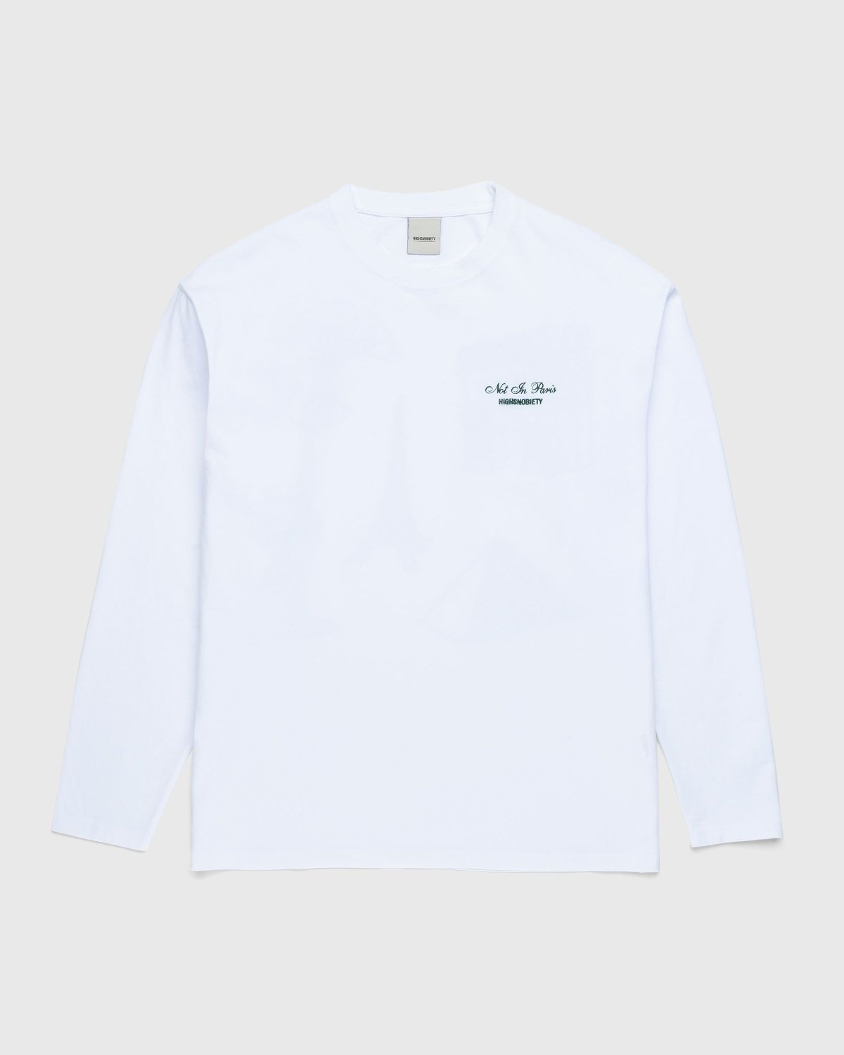 Highsnobiety – Not in Paris 5 Long Sleeve T-Shirt White - Longsleeves - White - Image 2