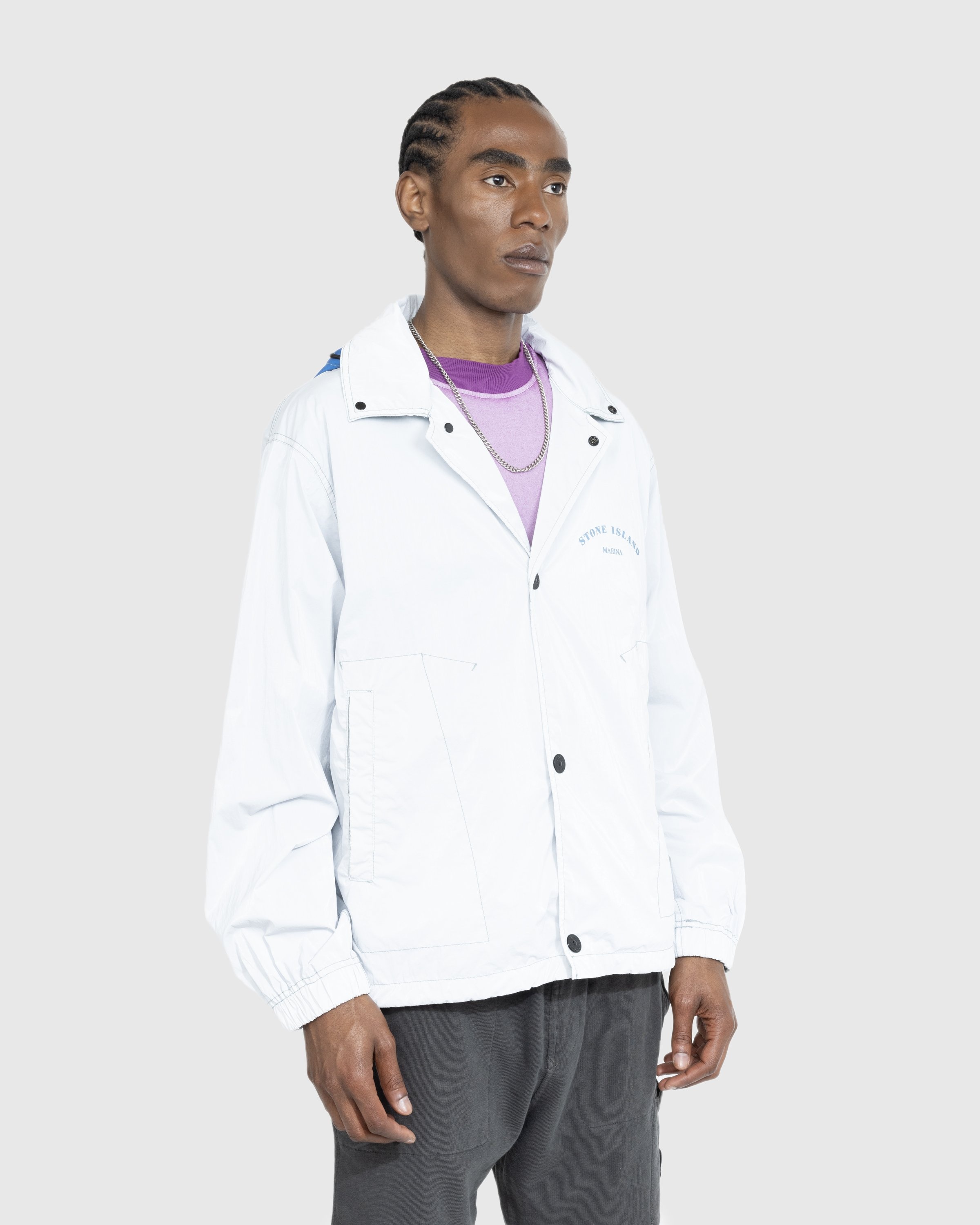 Stone Island – Giubbotto C-Capp Reversible Blue 7815432X1 - Outerwear - Blue - Image 3