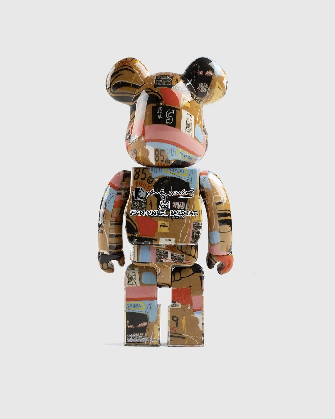 Medicom – Be@rbrick Andy Warhol x Jean-Michel Basquiat #2 1000% Multi - Toys - Multi - Image 2