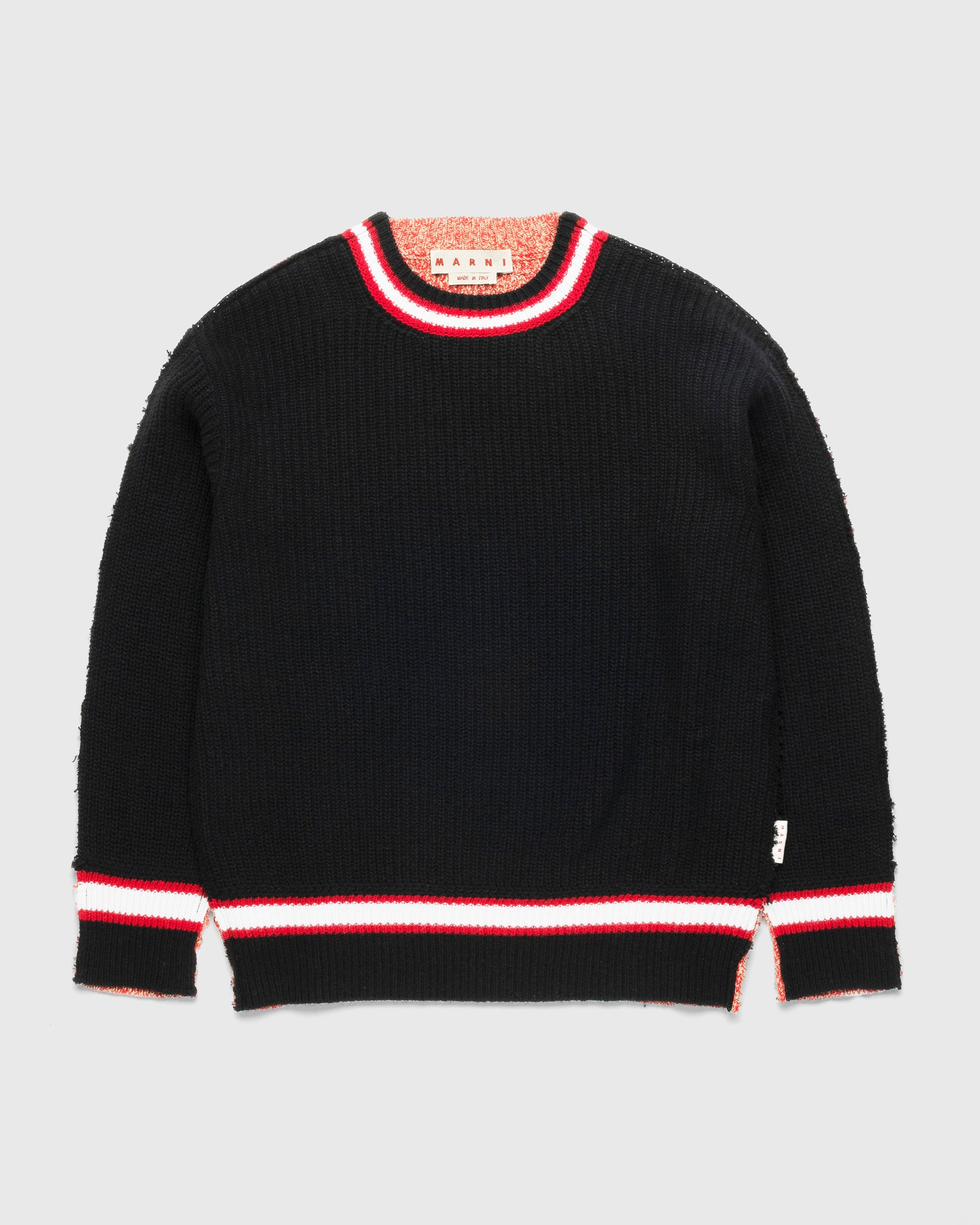 Marni – Roundneck Sweater Black - Crewnecks - Black - Image 1