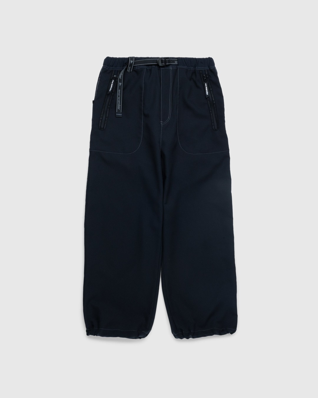 And Wander – Vent Pants Black - Pants - Black - Image 1