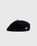 Marine Serre – Embroidered French Beret Black - Hats - Black - Image 1