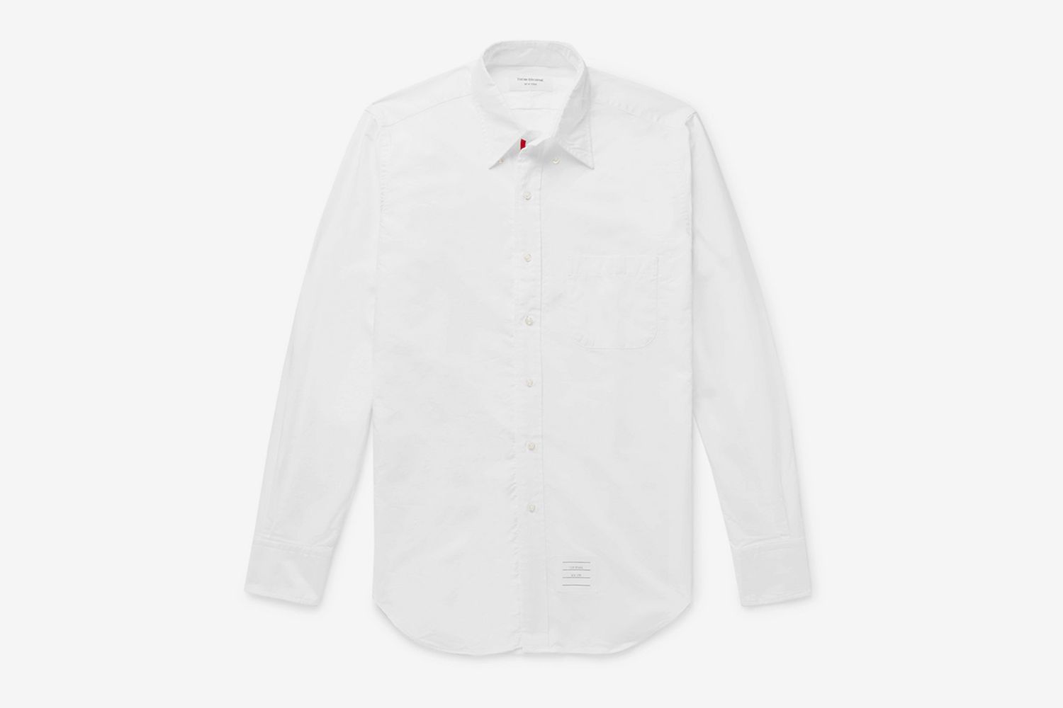Slim-Fit Button-Down Collar Cotton-Poplin Shirt