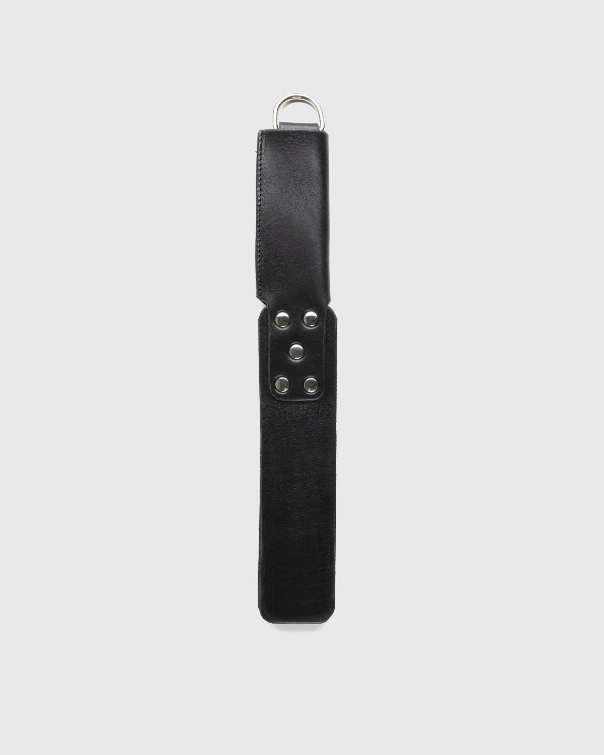 Highsnobiety x Butcherei Lindinger – Double Leather Paddle Black - Keychains - Black - Image 4