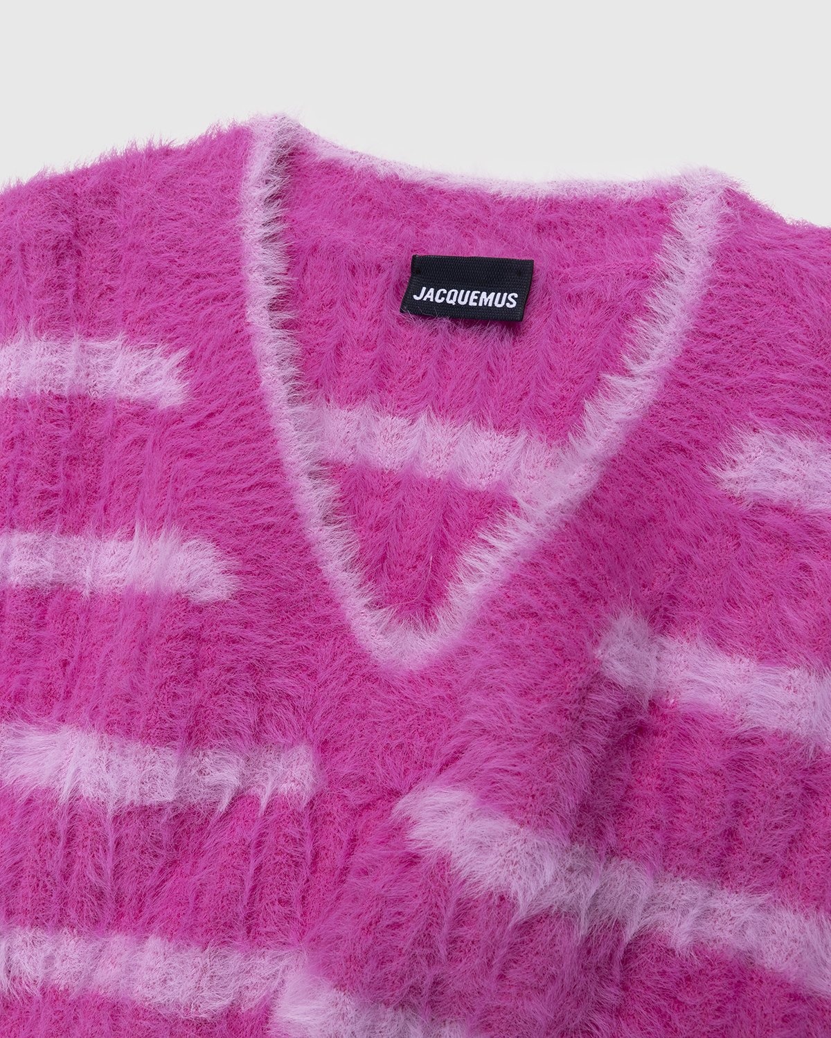 JACQUEMUS – Le Gilet Neve Multi-Pink - Knitwear - Pink - Image 3