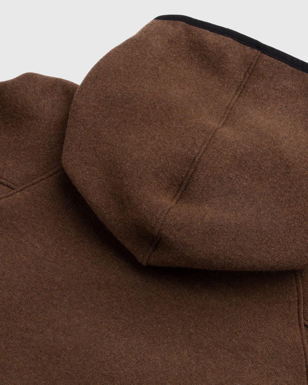 RANRA – Peysa Hooded Jacket Brown - Fleece Jackets - Brown - Image 4