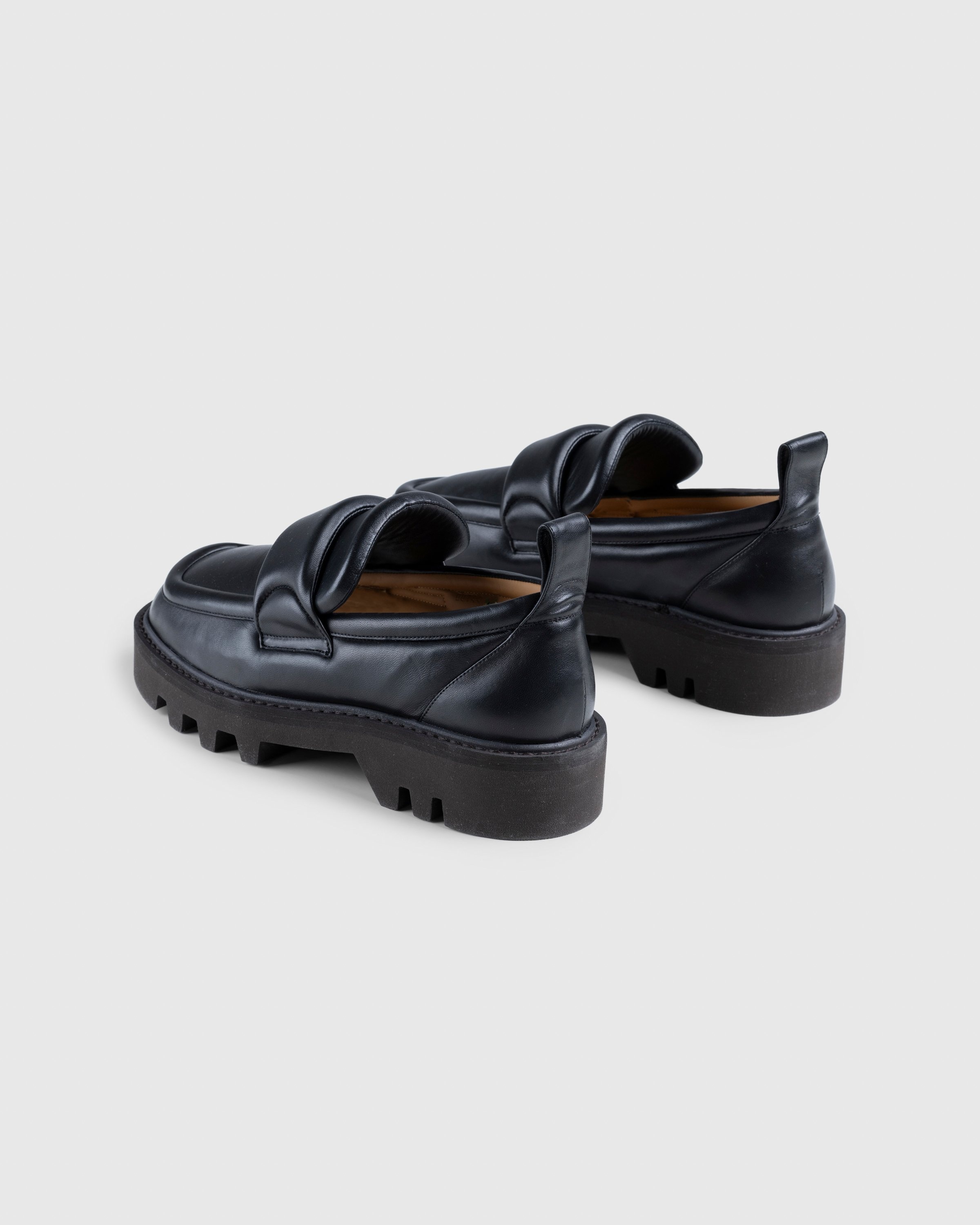 Dries van Noten – Padded Leather Loafers Black - Sandals - Black - Image 5