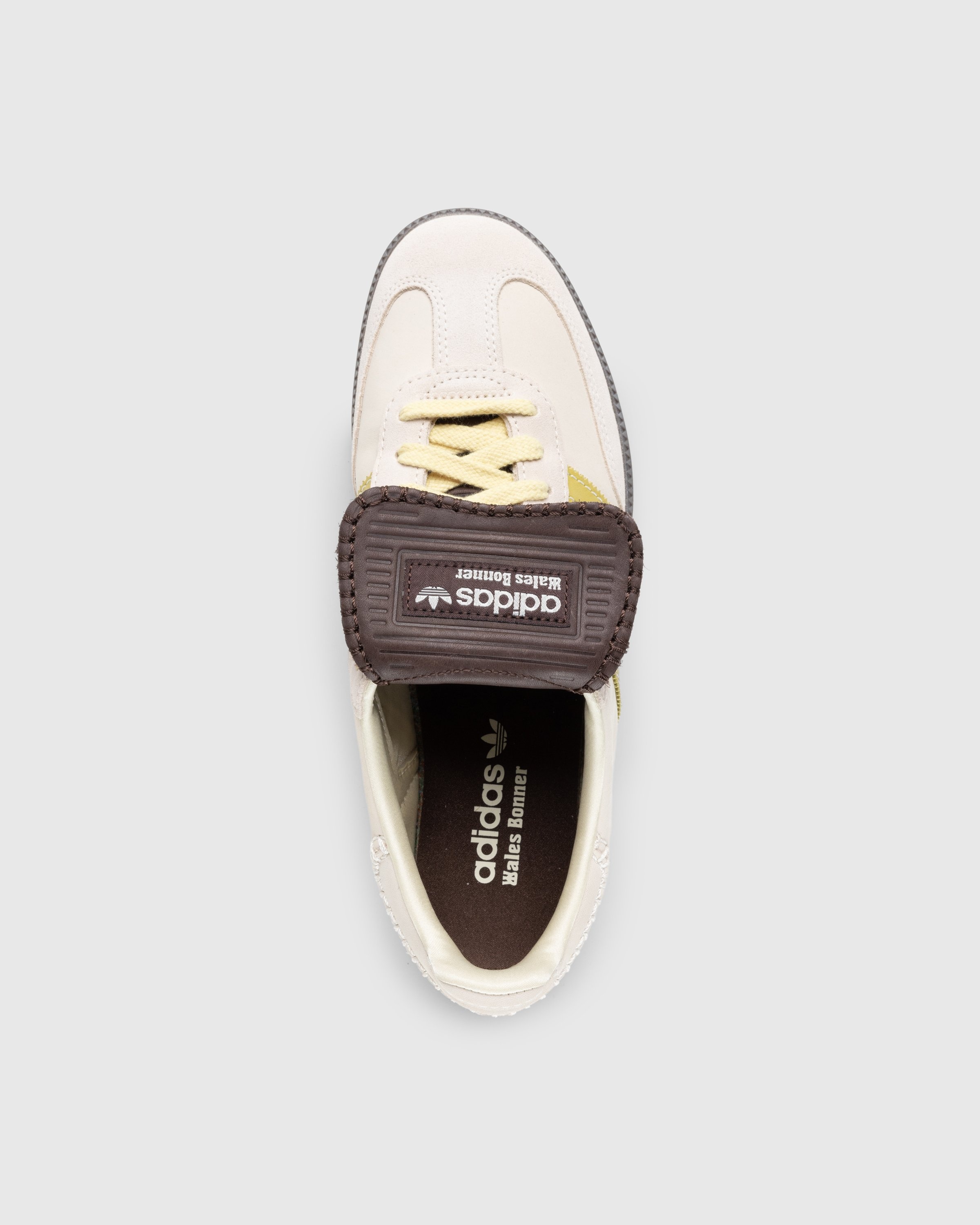 Adidas x Wales Bonner – Samba Nubuck Ecru Tint/Almost Yellow/Dark Brown - Sneakers - Beige - Image 5