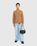 J.W. Anderson – Quarter-Zip Knit Jumper Praline - Knitwear - Brown - Image 3
