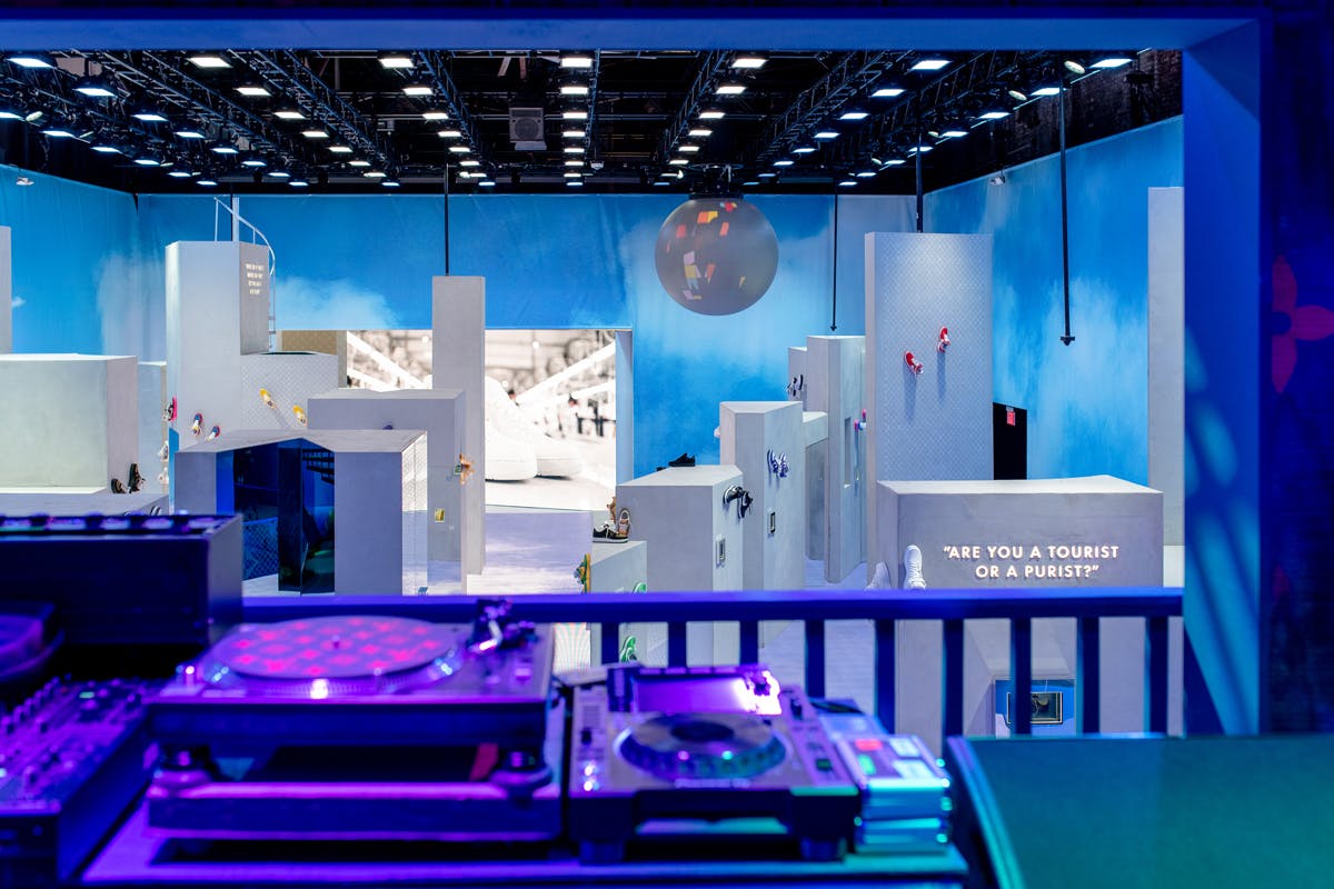 Louis Vuitton x Nike AF1 Exhibition