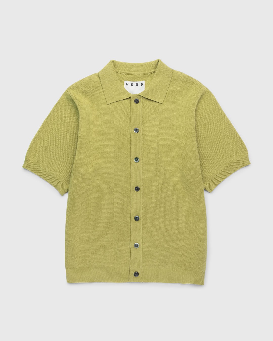 Highsnobiety HS05 – Cotton Knit Shirt Green - Shirts - Green - Image 1