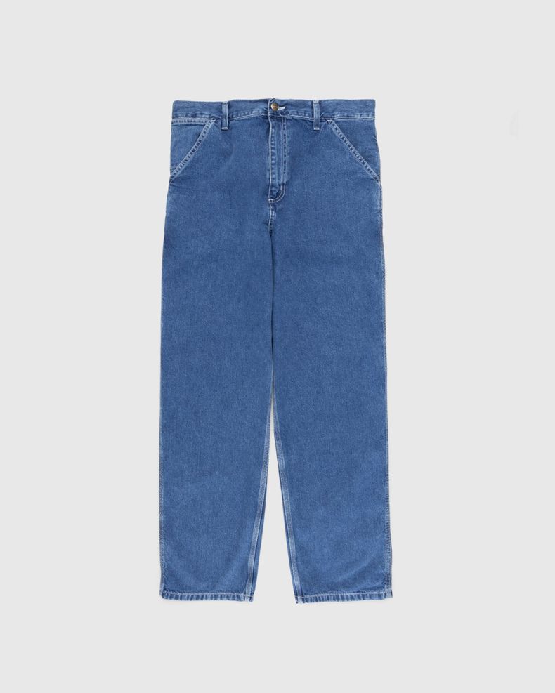 Simple Pant Blue/Stone-Washed