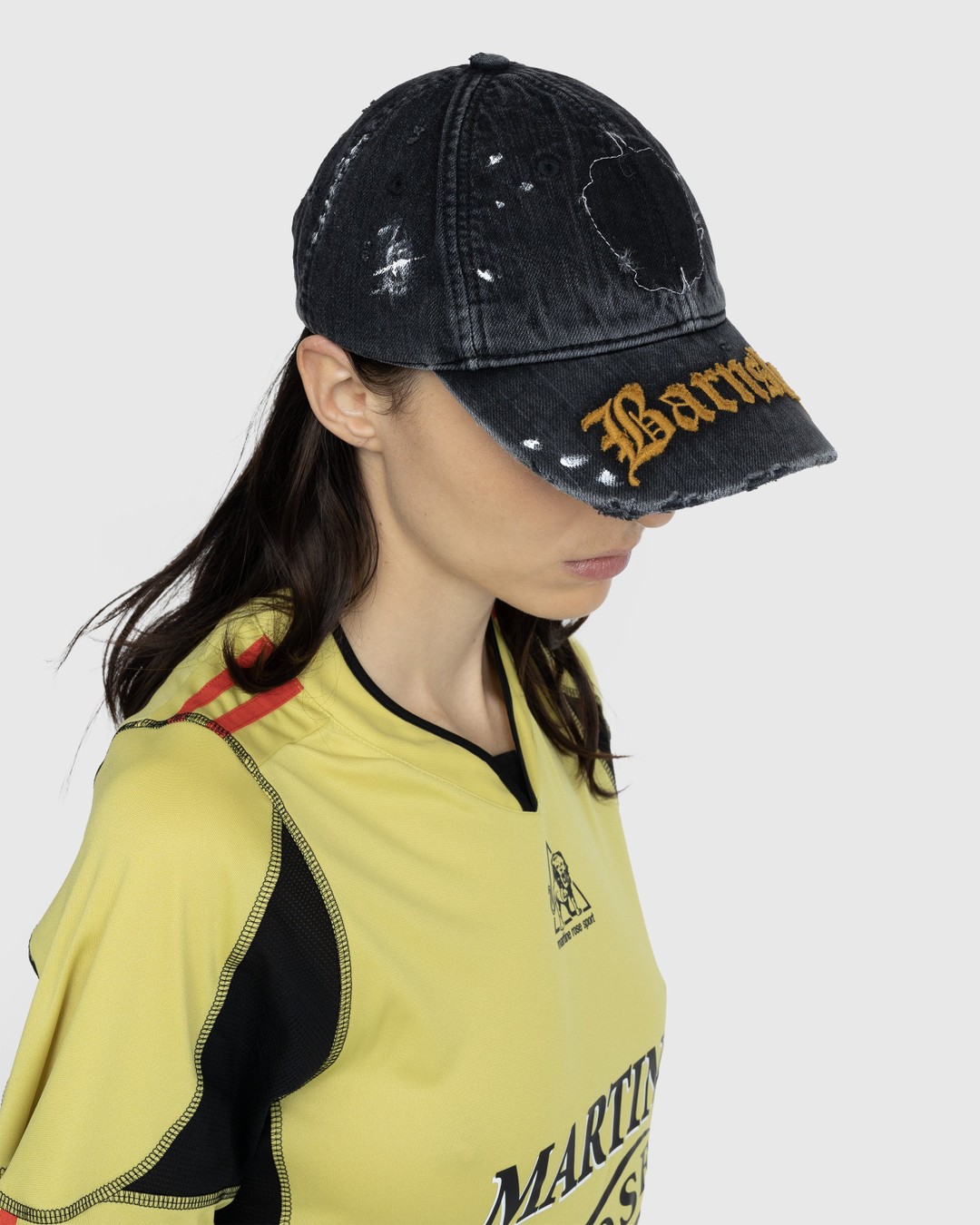 Martine Rose – Trucker Cap Black - Hats - Black - Image 4