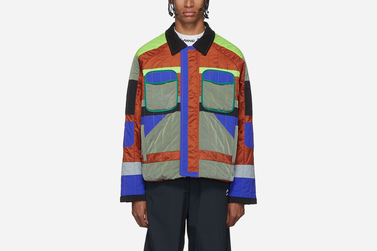 Multicolor Quilted Jacket